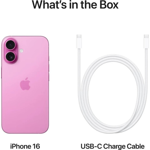 Смартфон Apple iPhone 16 128GB Pink (MYEA3HN/A)