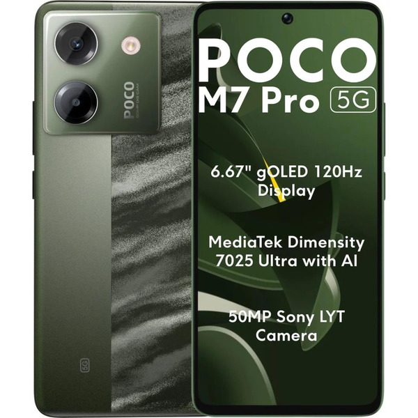 Смартфон POCO M7 PRO 5G 8GB/256GB Green RU