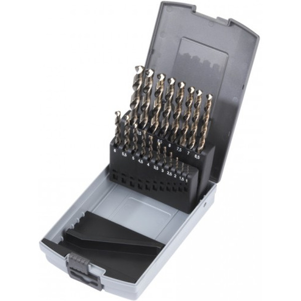 Набор сверл по металлу MILWAUKEE HSS-G Cobalt DIN 338 19 шт (4932352470)
