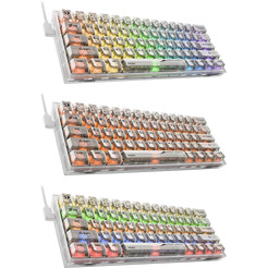 Клавиатура Redragon Fizz (белый/прозрачный) 71736