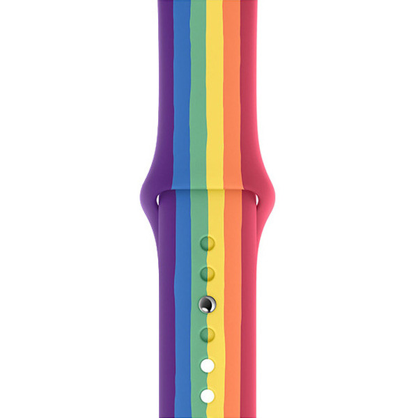 Ремешок Bingo Silicone для APPLE Watch 38/40/41mm (L) Радуга