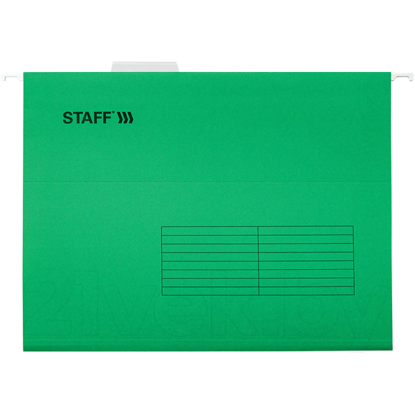 Папка подвесная Staff 270929 (10 шт, зеленый)