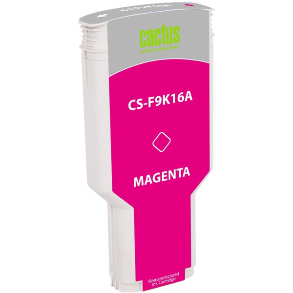 Картридж струйный Cactus CS-F9K16A 728XXL (пурпурный)