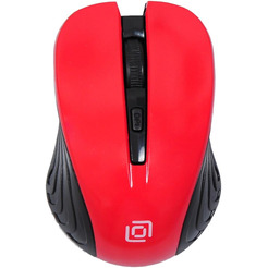 Мышь Oklick 545MW (черный/красный)