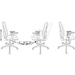 Офисное кресло Бюрократ CH-545SL (серый)