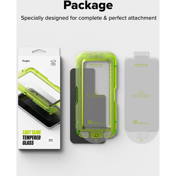 Защитное стекло Ringke EASY SLIDE 2шт для Galaxy S25 FE
