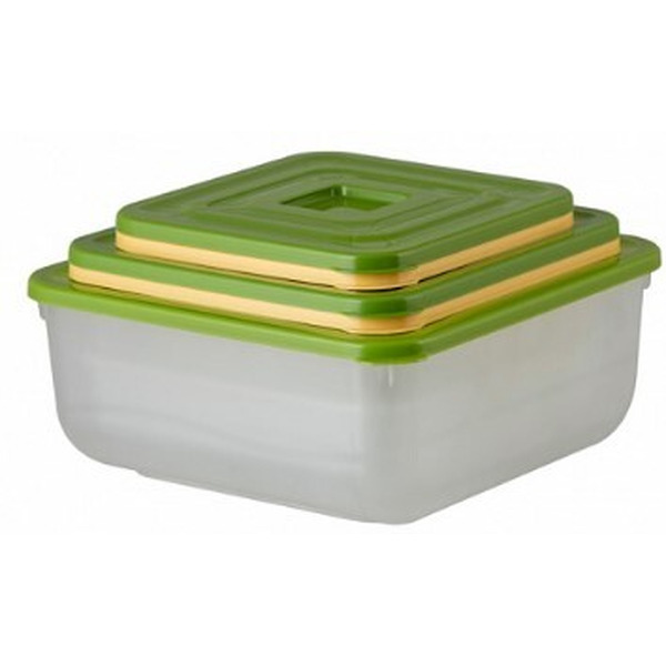 Комплект контейнеров для для хранения и заморозки продуктов Полимербыт Practic 5шт MIX 4388755