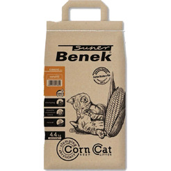 Наполнитель для туалета Super Benek Corn Cat натуральный (7л/4.35кг)