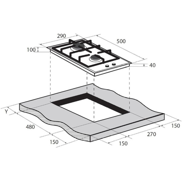 Варочная панель ZUGEL ZGH291B