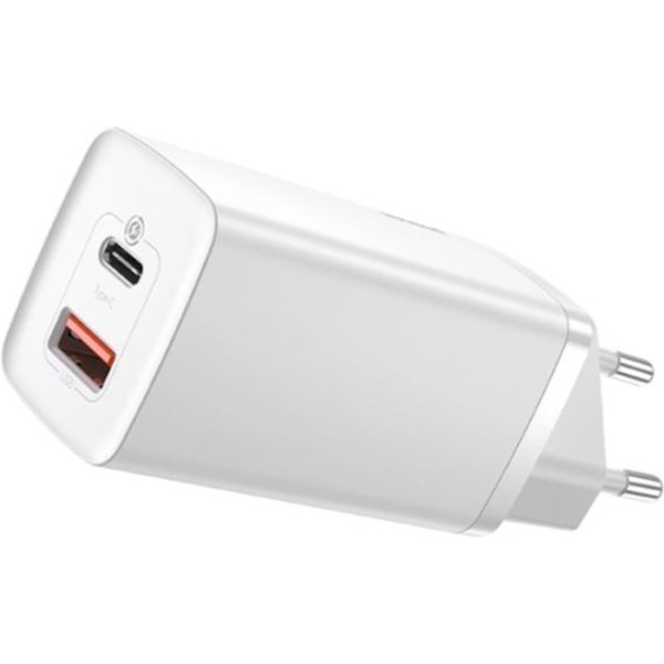 Сетевое зарядное Baseus Palm Fast Charger C+U 30W EU P1011160A213-00 (белый)