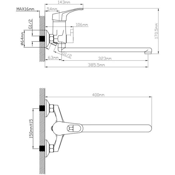 Смеситель AV Engineering AVBAS7-A294-422