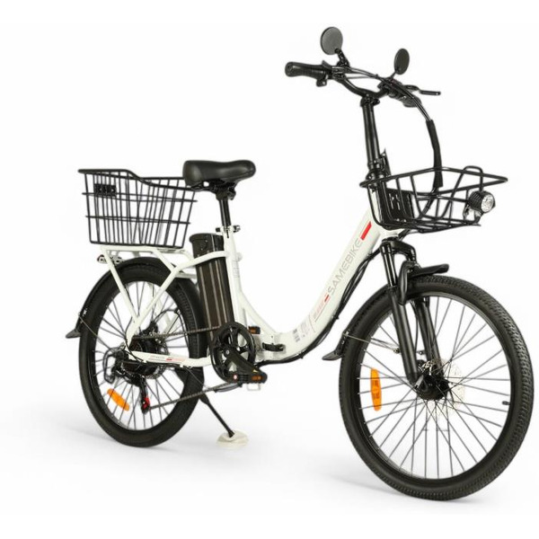 Электровелосипед SAMEBIKE City Master MY-E04 (белый)