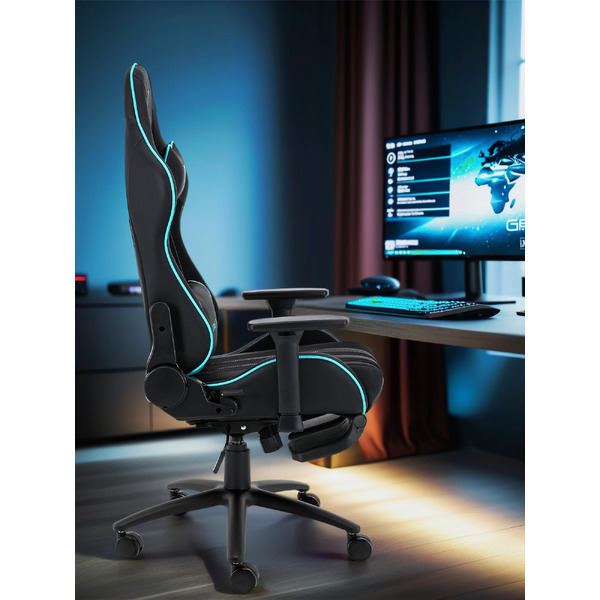 Игровое кресло Zone 51 Gravity Plus Black-Cyan Z51-GRP-BK