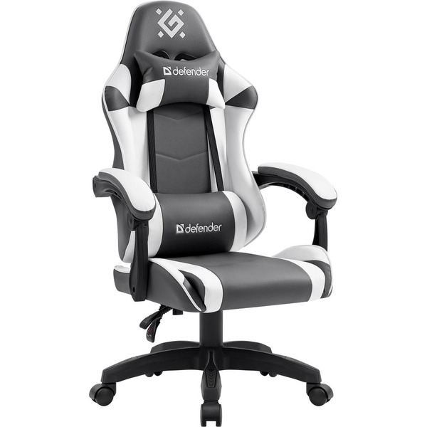 Игровое кресло Defender Fortune 64026 (Серый/белый)