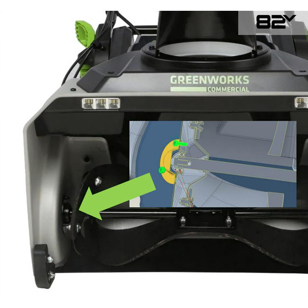 Снегоуборщик Greenworks 82SN22 (без АКБ)