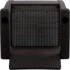 Набор садовых кресел Альтернатива Ротанг-плюс М8840 (мокко)