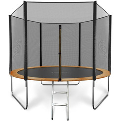 Батут GetActive Jump 10FT с внешней сеткой и лестницей оранжевый (J10L-О)