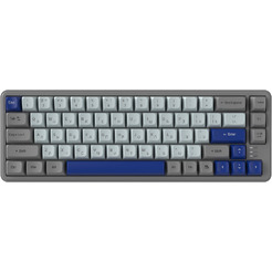 Клавиатура Ritmix RKB-568BL (серый/голубой)