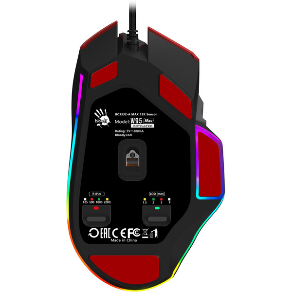 Мышь Bloody W95 Max Sports (красный)