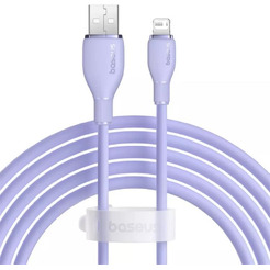 Кабель Baseus Pudding Series Fast Charging Cable 2.4A USB Type-A - Lightning (2 м, фиолетовый)