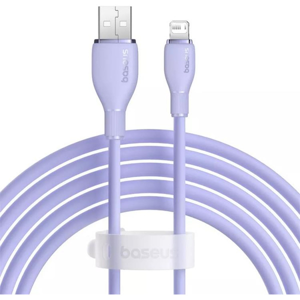 Кабель Baseus Pudding Series Fast Charging Cable 2.4A USB Type-A - Lightning (2 м, фиолетовый)