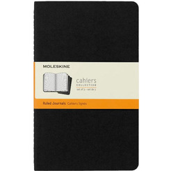 Блокнот Moleskine Cahier Journal Large QP316 (черный) 3 шт