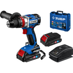 Дрель-шуруповерт Зубр Профессионал DBS-201-22 (с 2-мя АКБ, кейс)