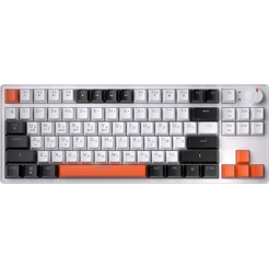Клавиатура JEGG ZA87 Pro White Black Orange (TNT Yellow)