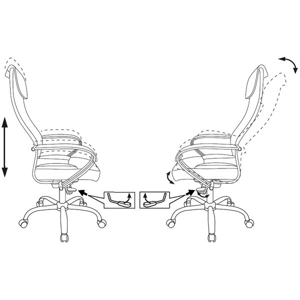Кресло Бюрократ CH-609SL/ECO (черный)