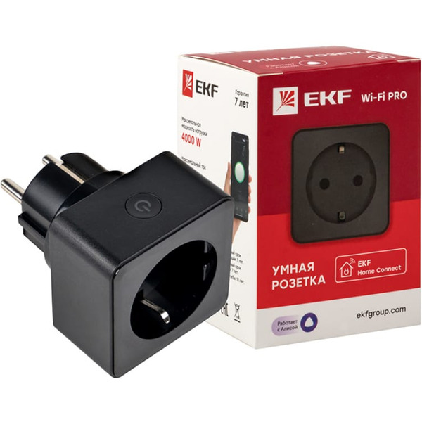 Умная розетка EKF Сonnect PRO Wi-Fi (RCS-2-WF)