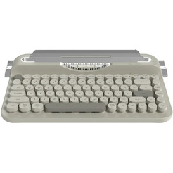 Компьютерная клавиатура AJAZZ AF84 (бело-серая)