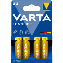 Батарейка Varta Longlife 4 AA 04106113414 (4шт)