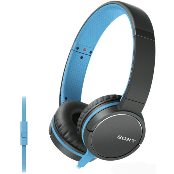 Наушники с микрофоном Sony MDR-ZX660AP (Синие)