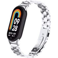 Ремешок Bingo Stainless для XIAOMI Mi Band 8 Серебристый