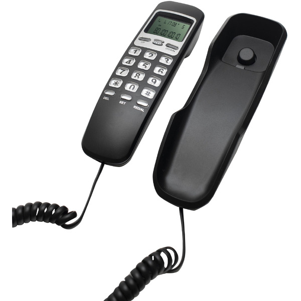 Телефон проводной Ritmix RT-010 черный