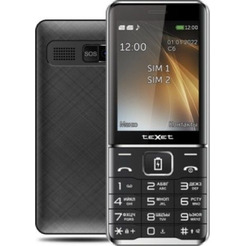 Сотовый телефон Texet TM-D421 (+ЗУ WC-111) черный