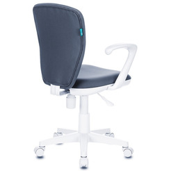 Кресло детское Бюрократ KD-W10AXSN (серый 26-25/пластик белый)