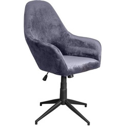 Кресло Седия Gloria (серый бархатный)
