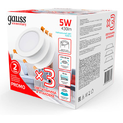 Светильник Gauss Elementary Downlight (9100420205T)