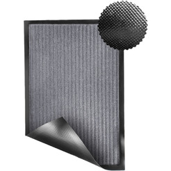 Придверный коврик Sundays Home Ребристый 60x90см 92172 (серый)