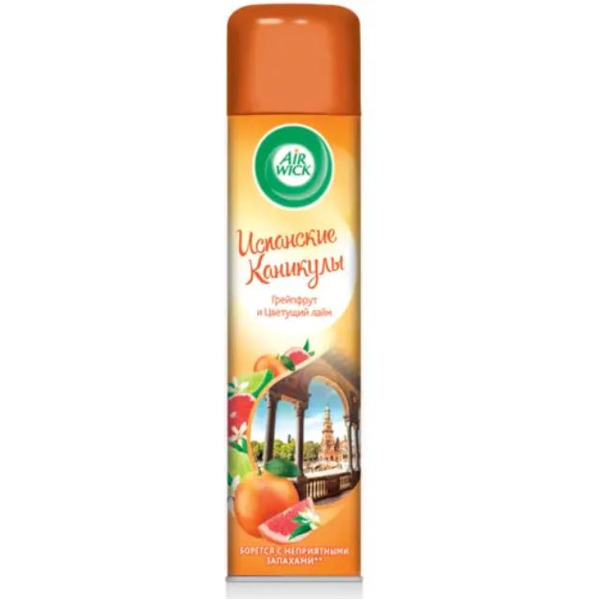 Освежитель воздуха Air Wick Испанские каникулы Грейпфрут и Цветущий лайм 290 мл