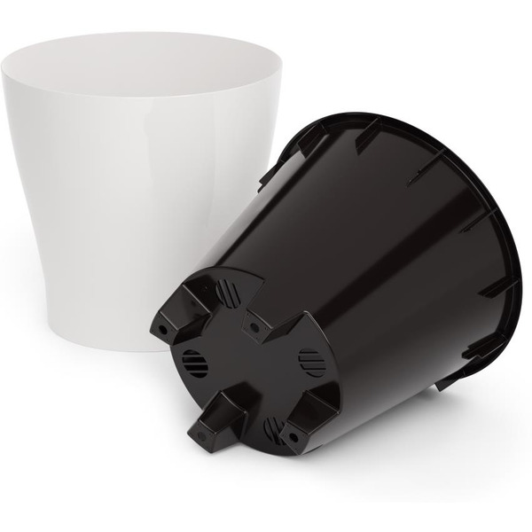 Горшок цветочный Альтернатива Лея М7930 (белый)