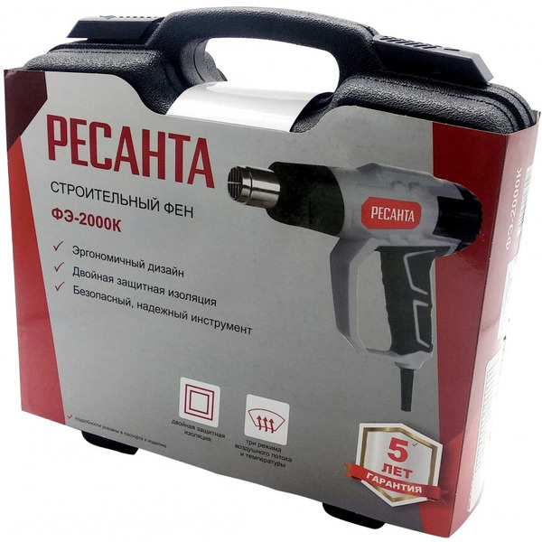 Промышленный фен Ресанта ФЭ-2000К (75/2/1)