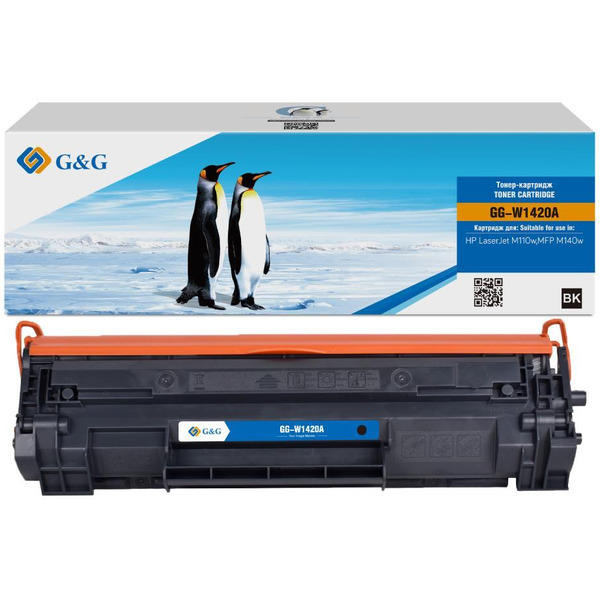 Картридж лазерный G&G GG-W1420A W1420A черный (950стр.) для HP LJ M110w/MFP M140w