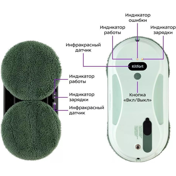 Робот для мойки окон Kitfort КТ-5189