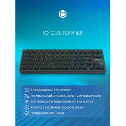 Клавиатура IO by Red Square Custom 68 g3ms Zircon io2022 (черный)