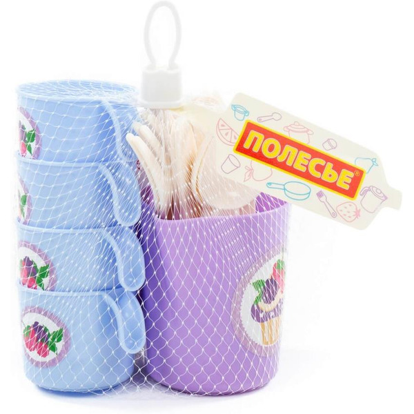 Набор игрушечной посуды Полесье Анюта 80066