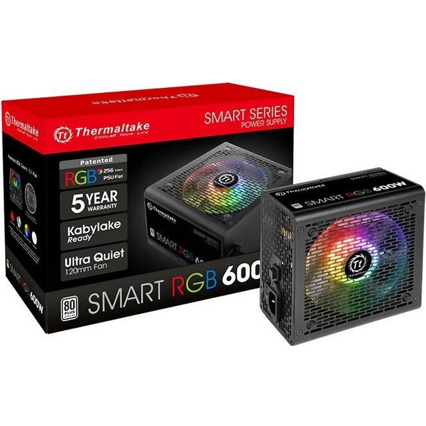 Блок питания Thermaltake Smart RGB 600W PS-SPR-0600NHSAWE-1