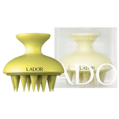 Массажная щетка для головы La'dor Scalp Massager Shampoo Brush Brown L4591