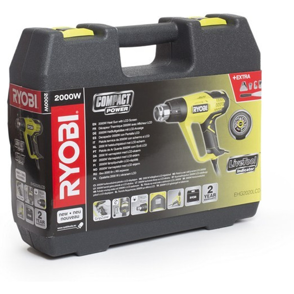 Строительный фен  Ryobi EHG 2020 LCD (5133001730)